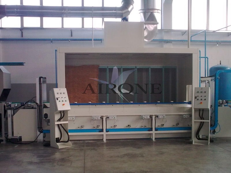 Cabina Di Verniciatura Brevetto Airone 1 - Patented Coating Cabin