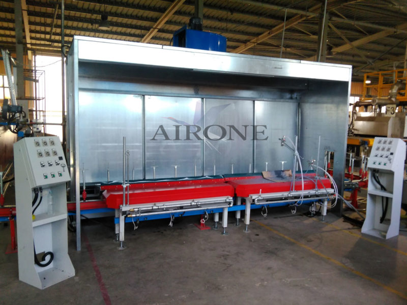 Cabina Di Verniciatura Con Filtraggio Ad Acqua - Coating Cabin With Water Filtration